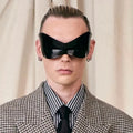2023 Oversized Futuristic Y2k Shield Sun Glasses for Men Women Wrap Around Fashion Hip Hop Retro One Piece Sunglasses