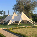 10x10 10x20 20mOutdoor Camping Waterproof Oxford Fabric Peaks Canopy Star Stretch Wedding Tarps Tents for Events