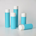 100ml 120ml HDPE Cylinder Plastic Squeeze Bottle Empty Cosmetic Packaging with Flip Top Cap for Shampoo Lotion Face Cream
