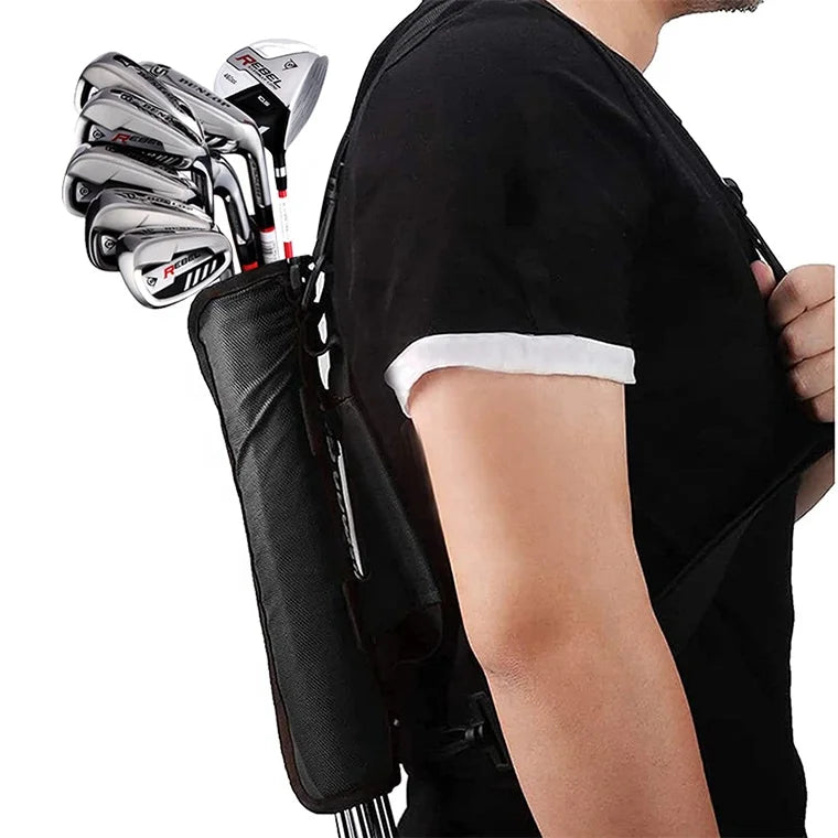 Lightweight Sunday Golf Club Bag Small Travel Bag for Driving Range Practice Clubs Case Portable Durable Golf Club Carry Bag