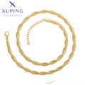 T000945915 XUPING JEWELRY 14K Gold Color Wholesale Stainless Steel Gold Plated Custom Name Couple Necklace