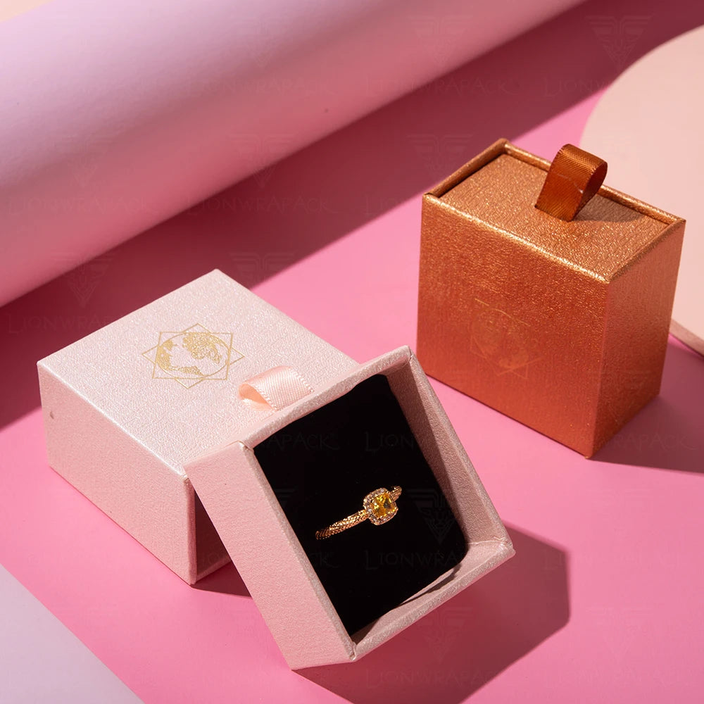 Lionwrapack High-Quality Jewelry Boxes Customized With Drawer Pull and Rope for Safety and Convenience