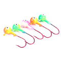 Wholesale JI0065-2 10.5g 5pcs/bag Big Eye Lead Jig Head Fishing Hooks