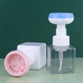 square Empty Paw Flower Head Plastic Foam Pump Bottles Cosmetic Packaging 250ml Hand Wash Face Cream Foaming Soap Pump Bottle