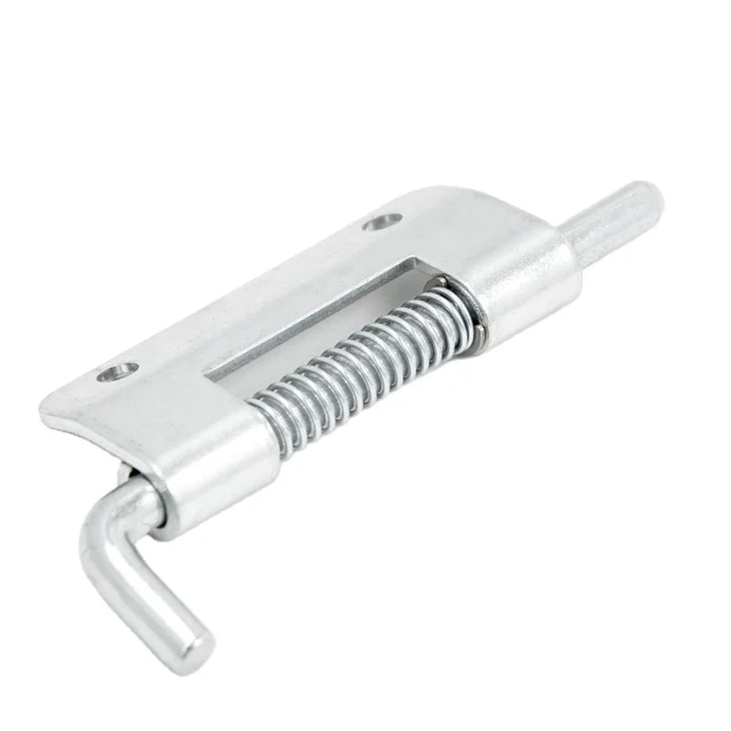 Galvanized Steel Flat Pin Hinge Spring Loaded Toggle Catch Movable Latch Bolt Hinge for Cabinet Door