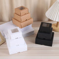 Wholesale Heaven and Earth Cover Package Box Different Sizes Paper Gift Box With Visible Clear Window for Packing