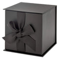 Small Collapsible Black Kraft Paper Gift Box for Weddings Graduations Birthdays Father's Day for Candle Display