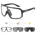 SCVCN Sports Sunglasses Photochromic Lens with PC Frame Prescription Inner Frame for Outdoor Sports Cycling Glasses