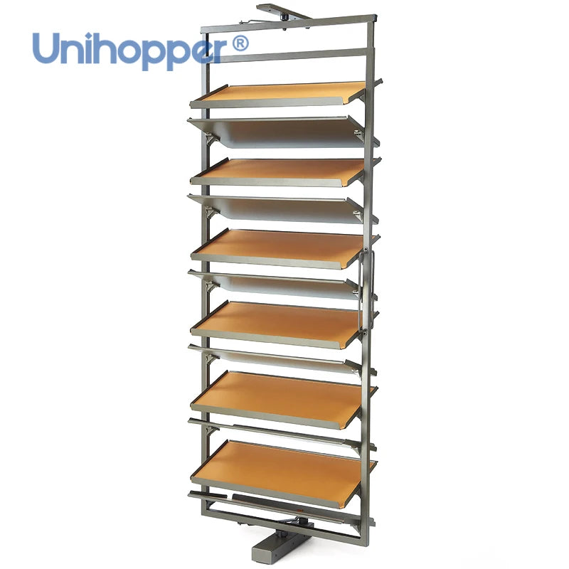 Unihopper Wardrobe Hardware Accessories Modern Revolving Shoe Rack Storage Organizer Cabinet Metal 360 Rotating Shoe Rack