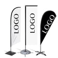 Lemonade Store Beach Flag Custom Flying Beach Flags Beach Marshmallow Food Feather Flag for Business and Advertising Banner
