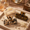 Hot Sale Women Cellulose Acetate Hair Claw Clips Custom Rectangle 10.5cm Japan & Korean Style Daily Fashion Wholesale