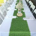 Hot Sale Grass Table Runners Carpet Roll Synthetic Tabletop Decor Green Artificial Grass Table Runner for Wedding