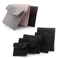 Custom Logo Microfiber Velvet and Suede Jewelry Packaging Bags for Necklaces Watches Glasses