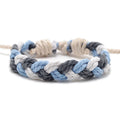 ABB031 Handmade Geometric Beaded Cotton Friendship Bracelet for Women & Men Ethnic Wedding & Party Gift-Adjustable Size