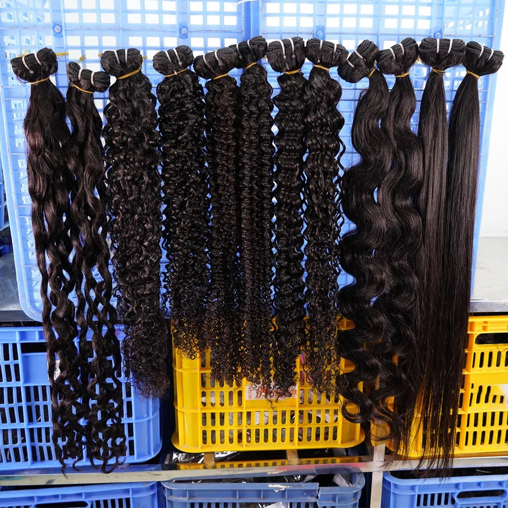 Cuticle Aligned Hair Grade 10a28 Inch 40 Inch Brazilian Hair BundlesWholesale Unprocessed Human Hair Bundles