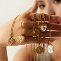 Discount Fast Shipping Women's Fashion Chain Gold/Silver Pendant Jewelry Designs Stainless Steel Chains Necklace