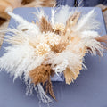 Factory Direct High Quality Real Natural Dried Flowers Wedding Party Table Centerpieces White & Pink