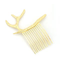 MIO Fashion New Bride Wedding Hair Accessories Girl Decoration Antler Hair Comb Metal Hair Clip for Women