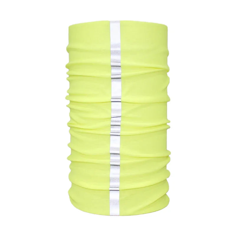 High Vis Reflective Safety Fluorescent Seamless Mask Bandana Multifunctional Reflective Face Bandana Neck Traditional Shawls