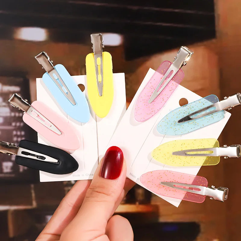 No Bend Hair Clips Pin Curl Clips No Crease Hair Clip for Hairstyle Bangs Waves Makeup Application Hairdressing Hairpins Styling