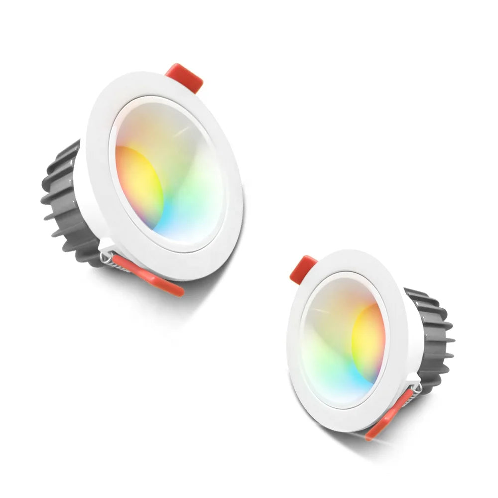 GL-D-006P Gledopto Pro Version ZigBee 3.0 RGBW Smart Recessed Lighting Alexa Compatible Modern IP54 High Brightness DIY App