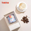Tianhui Round Paper Sealed Jars with Tin Lid Gift Handmade Tea Container