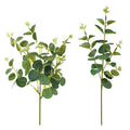2025  New Simulation of EucalyptusFaux Eucalyptus Branches With Stems for DIY Indoor/Outdoor Vase Bouquets Floral Decor
