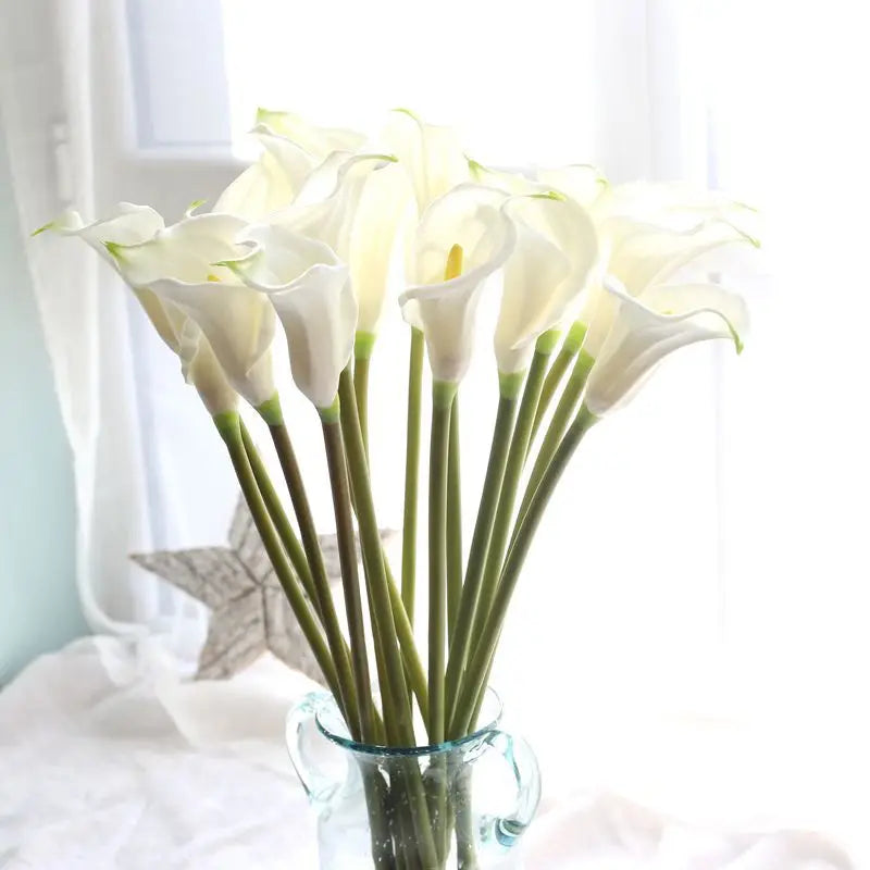 Wholesale Prices Customized Size 67cm Artificial Pu Real Touch Calla Lilies Flower for Sale