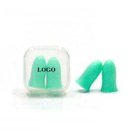 1 Pair Per Case High Quality PU Earplug Noise Reduction Small Bell Foam Ear Plugs for Girls Women CE EN352-2