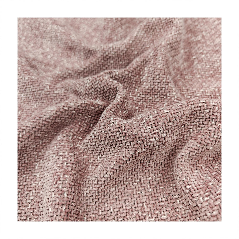 M&Y Dyed Boucle Polyester Textile for Home Decor Upholstery and SofaCover Breathable Yarn Fabric Durable Furniture Linen Woven