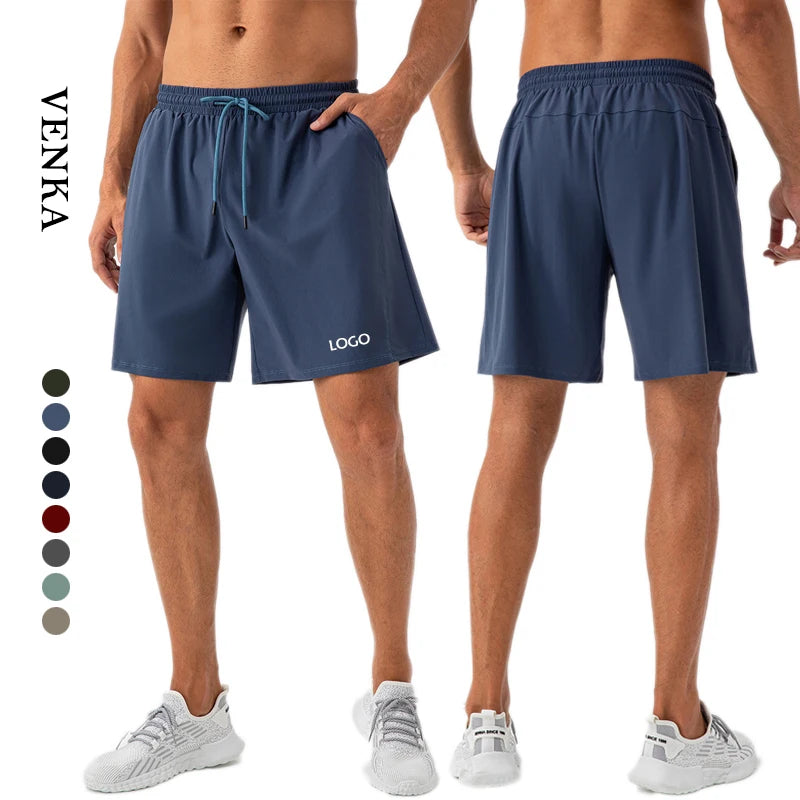 Men Basketball Sportswear Custom Logo Gym Sports Running Drawstring Quick Dry Shorts With Pocket Fitness Shorts for Men's