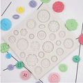 Button Shape Fondant Mold for Cake Decorating Baking Cookie Molds