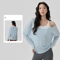 New Design Thin Breathable Women Tops Fashionable Twist Design Long Sleeve Sun Protection Soft Crop Tops for Women Yoga Outdoor MegaBDM