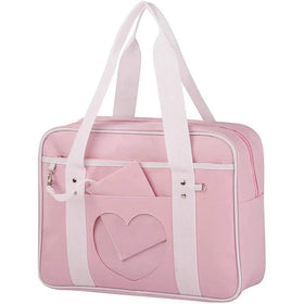 Japanese School JK Cartoon Anime Large Nylon Letter Pattern Fashionable Duffle Purse Girls Women's Messenger Customized