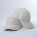 Blank Lamb Wool Structured Baseball Cap a Frame Hat 6 Panel Cap Unisex Custom Embroidered Baseball Hat