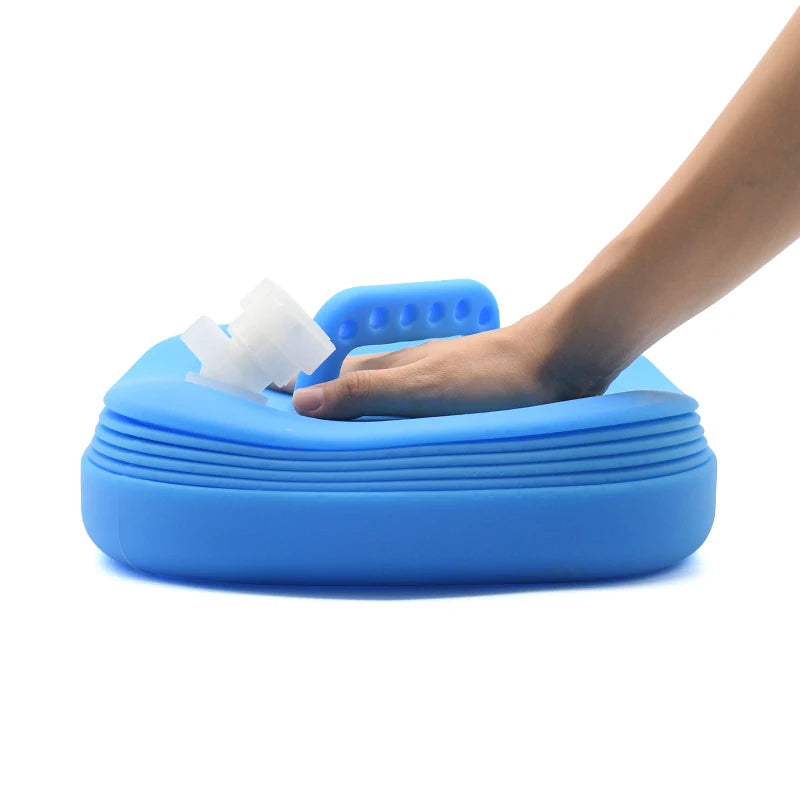 Camping Mountaineering Drinking Bucket Water Container Foldable Flexible Camping Large Collapsible Silicone Storage Water tank