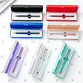 New High Beauty Candy Color Pen Box Small Fresh Multi Color Plastic Packaging Box Student Stationery Gift Pen Storage Box