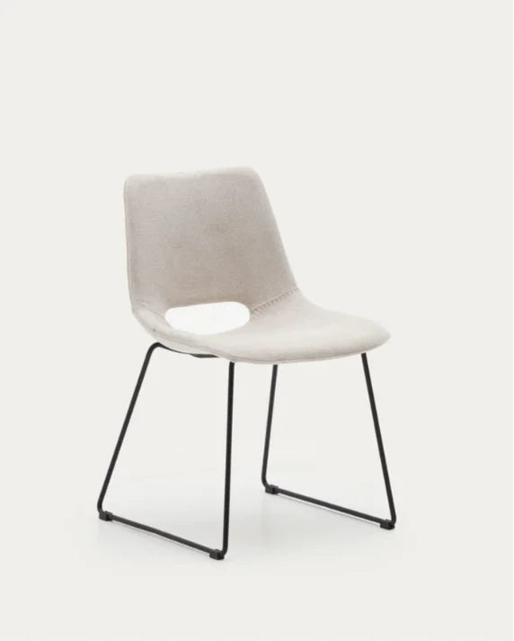 Modern Nordic Design Velvet Upholstered Dining Chair with Metal Frame Convertible & Extendable for Home Furniture School Use