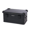 30L Aluminum Alloy Open Door Gold Sluice Box Case for Rockbrook Outdoor Camping Travel Portable Top Box Metal Storage