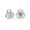 Wholesale High Quality Women Jewelry 925 Sterling Silver CZ Stones Stud Earrings for Girl