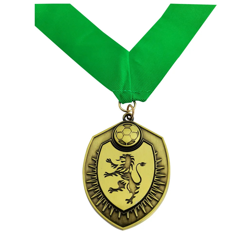 Brass Shield Shape Metal Medal
