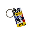 Promotional Keyring Custom 3d Logo Letters Metal Key Chains Soft Enamel Keychain Custom Logo Cartoon Cute KeyChain