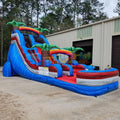 Commercial PVC Outdoor Adult Giant Inflatable Water Slide Detachable Swimming Pool Blower for Home Backyard Kids Party CE