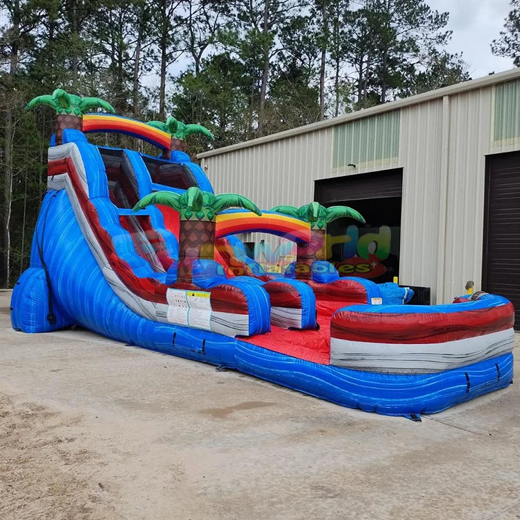 Commercial PVC Outdoor Adult Giant Inflatable Water Slide Detachable Swimming Pool Blower for Home Backyard Kids Party CE