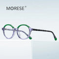 MORESE Model 20214 Children Eyeglasses Kids Eyewear Round Shape Fashion Designer Frames Pingfan Glasses