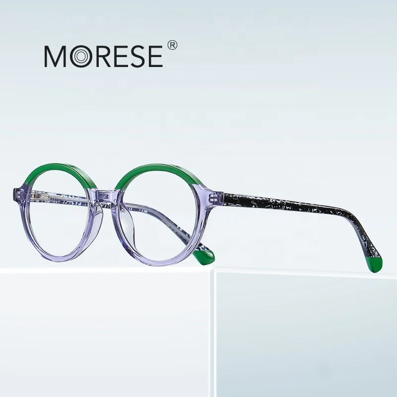 MORESE Model 20214 Children Eyeglasses Kids Eyewear Round Shape Fashion Designer Frames Pingfan Glasses