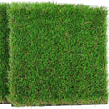 Durable 12\" X 12\" Green Artificial Grass Squares Mat Easter Table Centerpiece Place Mats Grass Turf Pads for Dogs Patio Indoor
