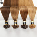 Double Drawn U Tips Curly Hair Cuticle Aligned Virgin Human Hair Remy Russian Hair U Tip Vendors Wholesale U Tip Hairextensions
