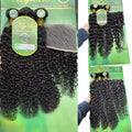 Factory 12A Closure Set 3-In-One Bundles Virgin Bundle Hair Packing With Lace Frontal Closure for Black Woman MegaBDM
