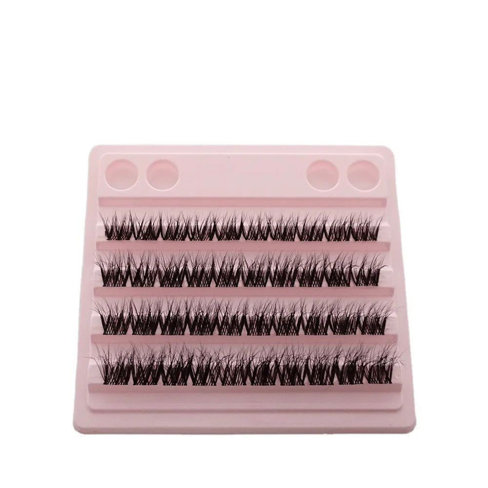 New Fluffy Eyelash Cluster Extensions Natural DIY Eyelash Extensions Cluster Lashes Kit at Home